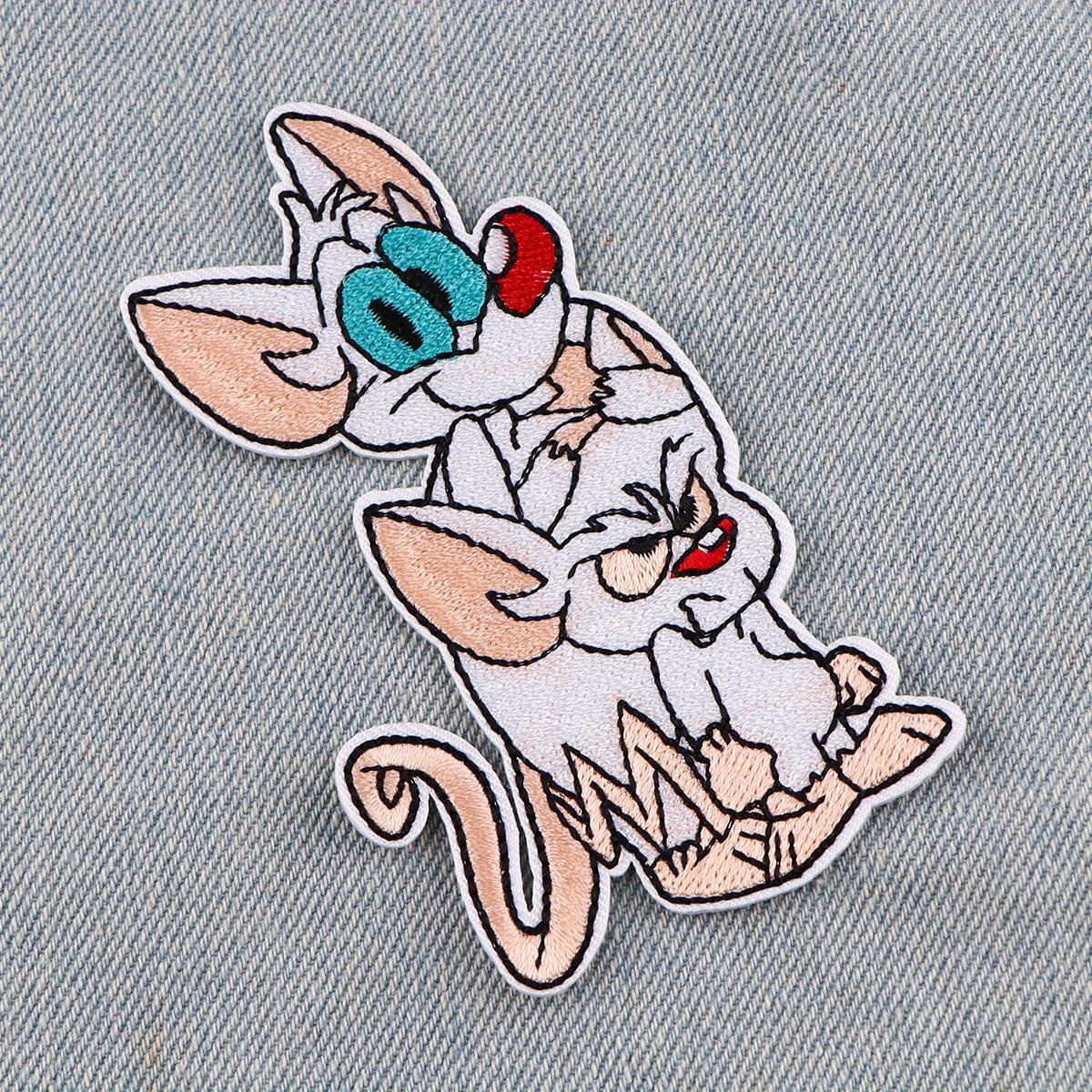 Funny Cartoon Animal Embroidered Patch Iron Transfer Sticker - Temu