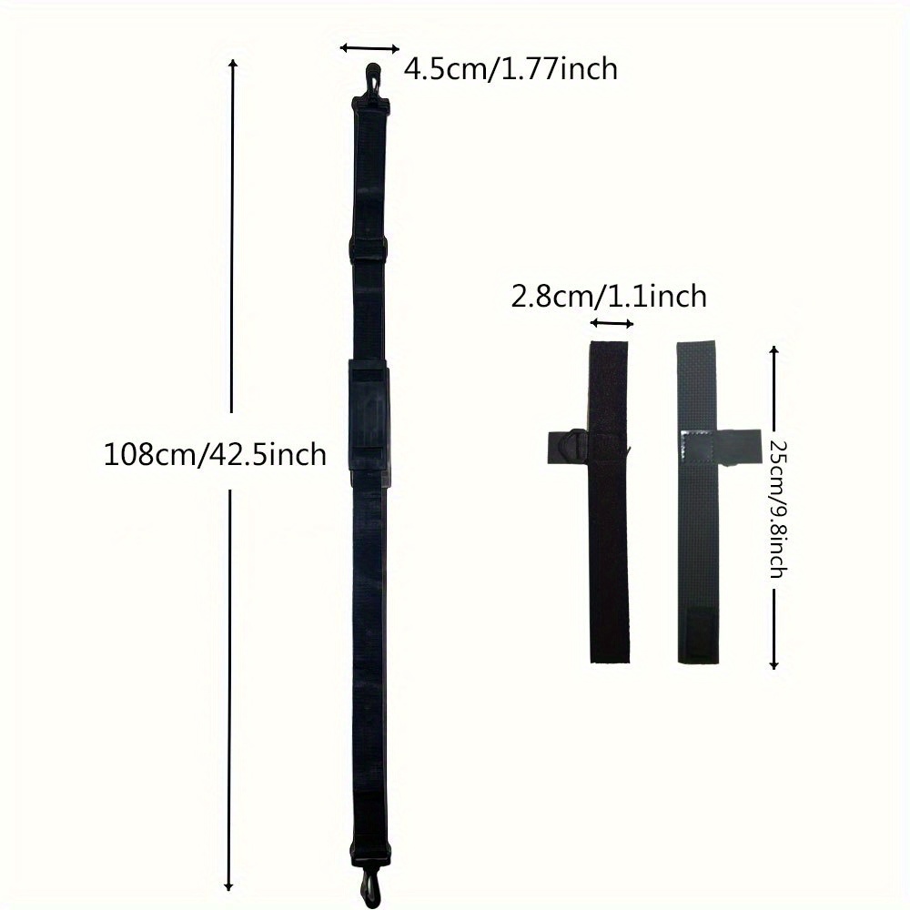 1pc Multiple Fishing Rods Tying Shoulder Strap, Adjustable Durable Fishing  Pole Carrying Strap - Expand Up To 120cm/47.2in
