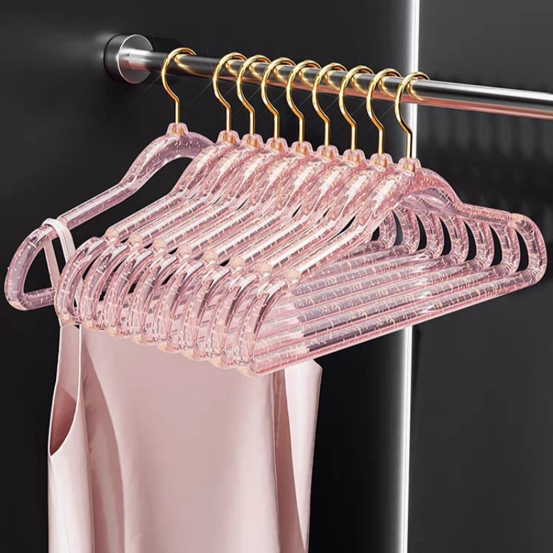 10 pcs Clothes Hangers Heavy Duty Metal Strong Non-Slip Clothing Coat Hanger  For Bedroom New 