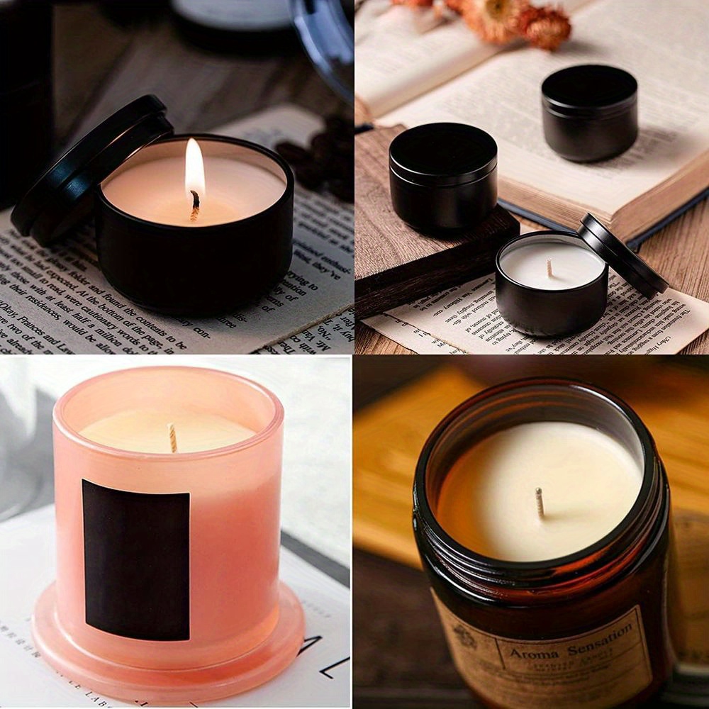 Smokeless Candle Wick Wicks For Soy Candles, Eco Pretabbed Candle Wicks For  Candle Making,candle Wick With Base - Temu