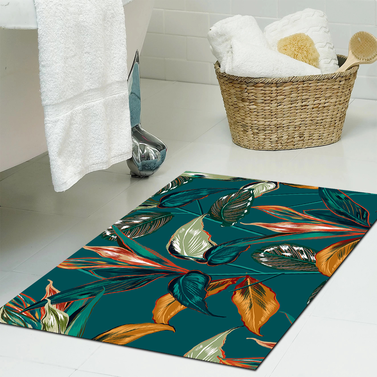 Bathroom Non slip Bath Mat Waterproof Foot Mat Household - Temu