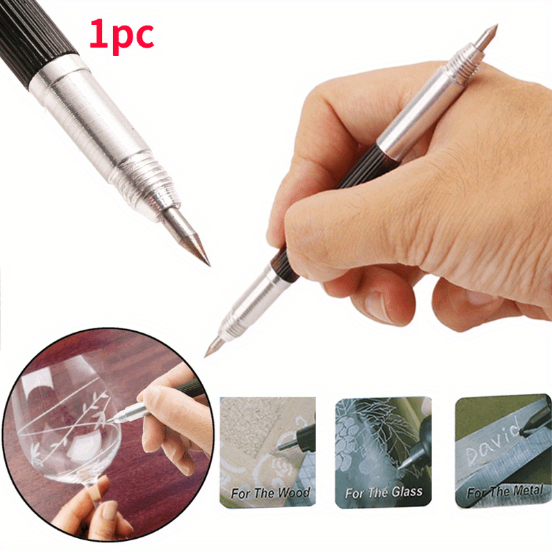 Engraving Pen with LED Light USB Rechargeable Engraver Pen with