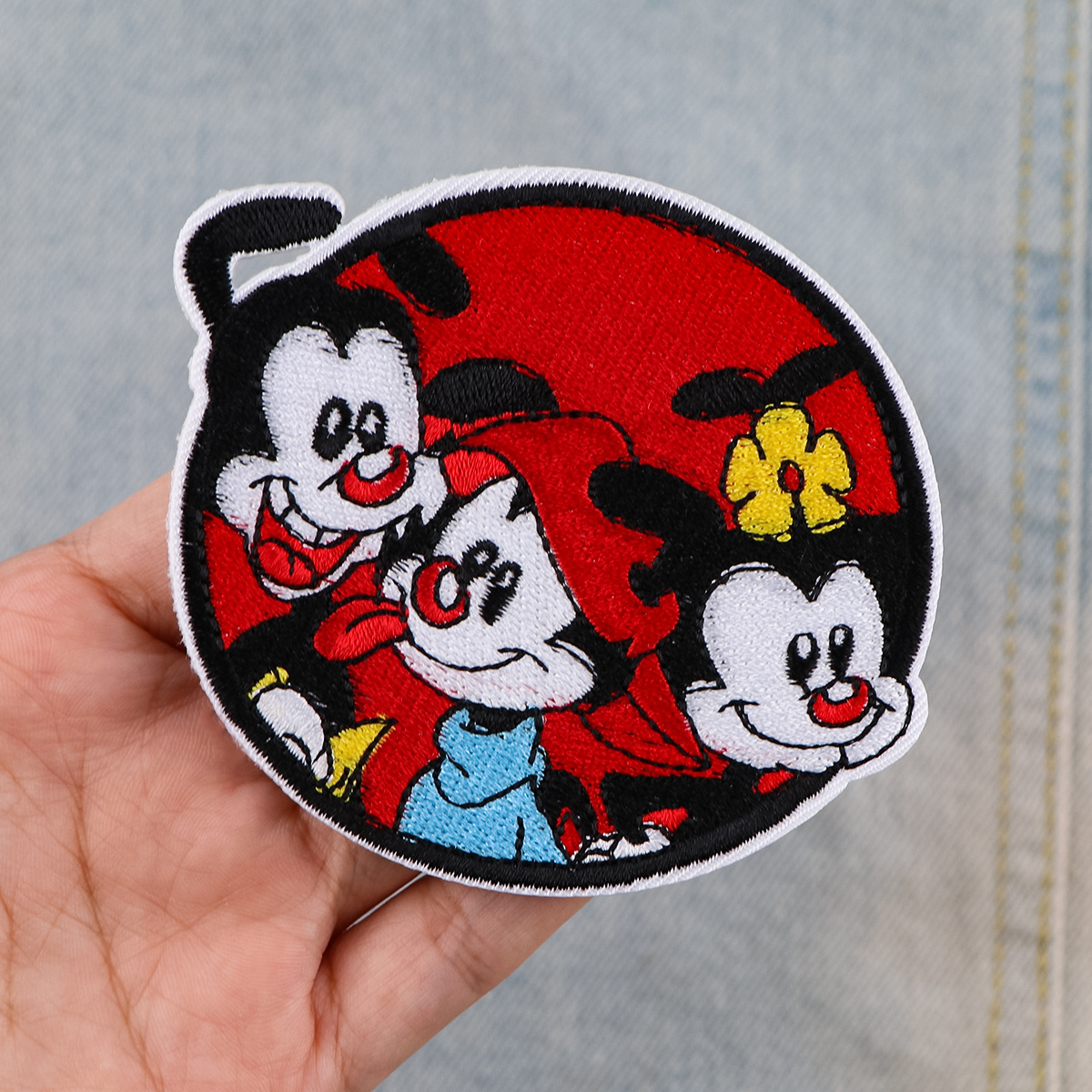 15pcs/set Cartoon Iron On Patches, Sew On/Iron On Embroidered Patch  Applique For Men's T-Shirts, Jeans, Hats, Bags