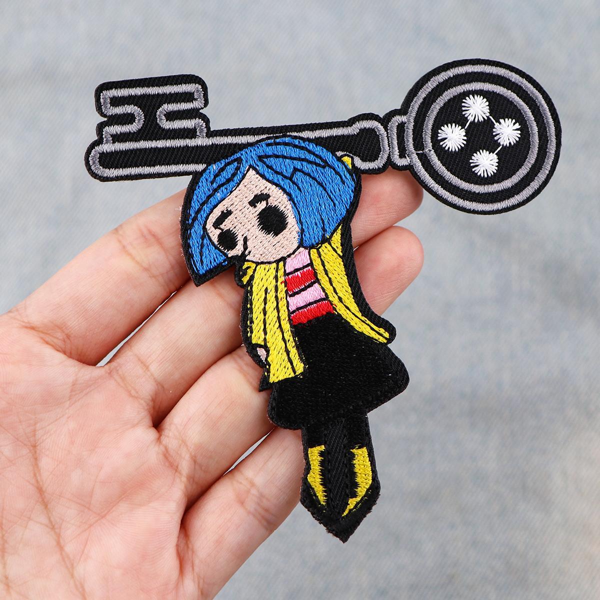 Iron on Applique Embroidered Patches anime Sticker Badge For - Temu