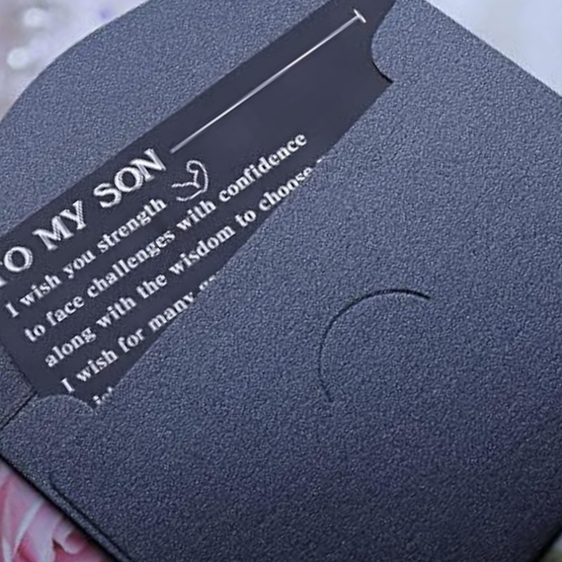 Inspirational Gifts For Son From Mom, To My Son Engraved Wallet