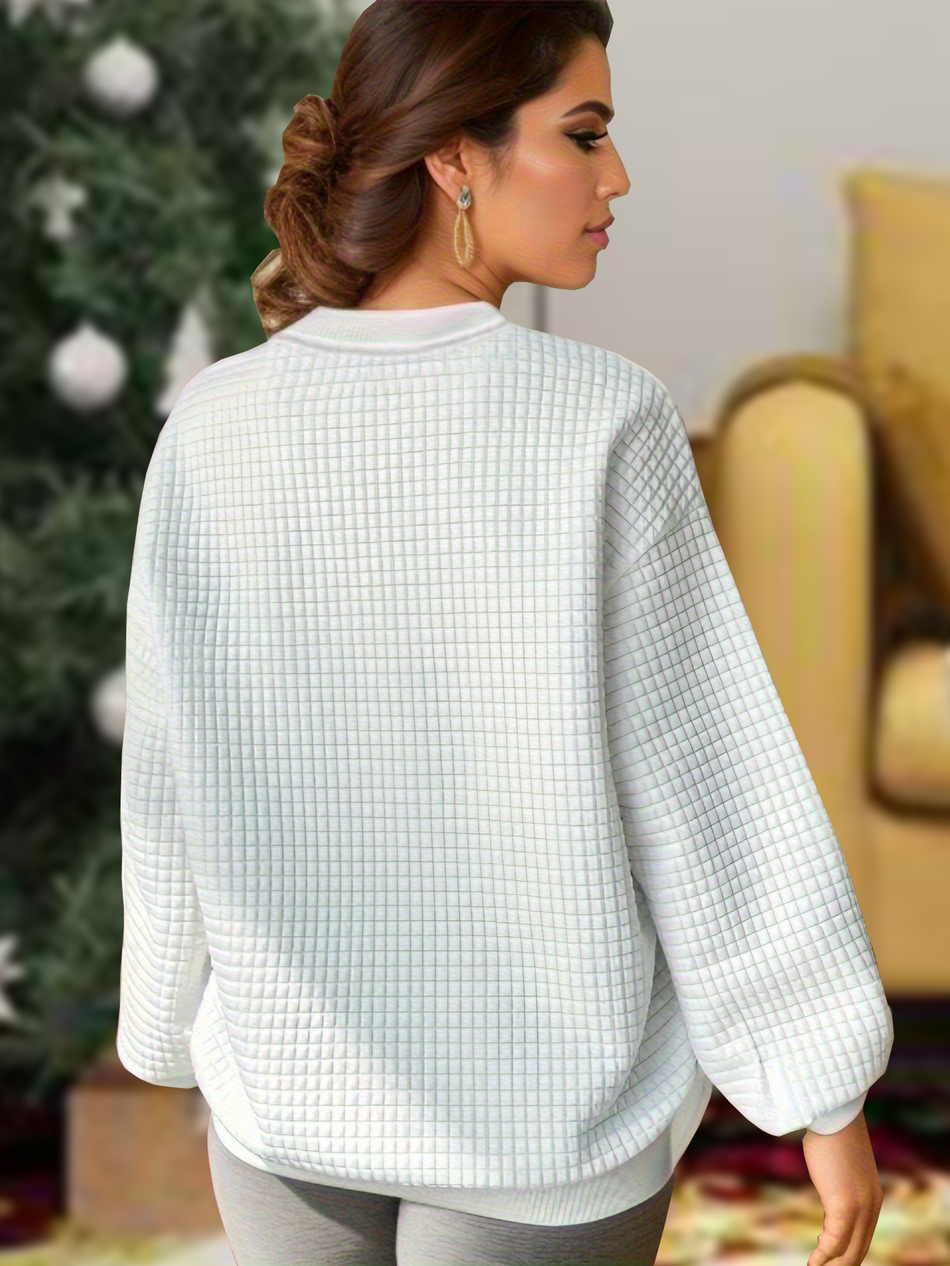 Halloween Casual Loungewear Top Women's...