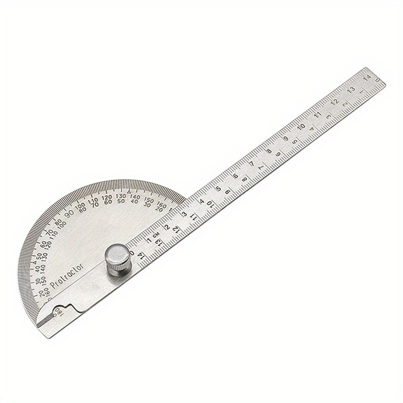 Metal Protractor Ruler Angle Meter for Woodworking Measurement