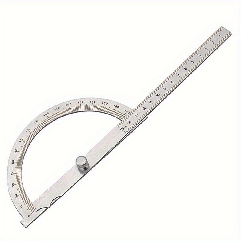 Metal Protractor Ruler Angle Meter for Woodworking Measurement