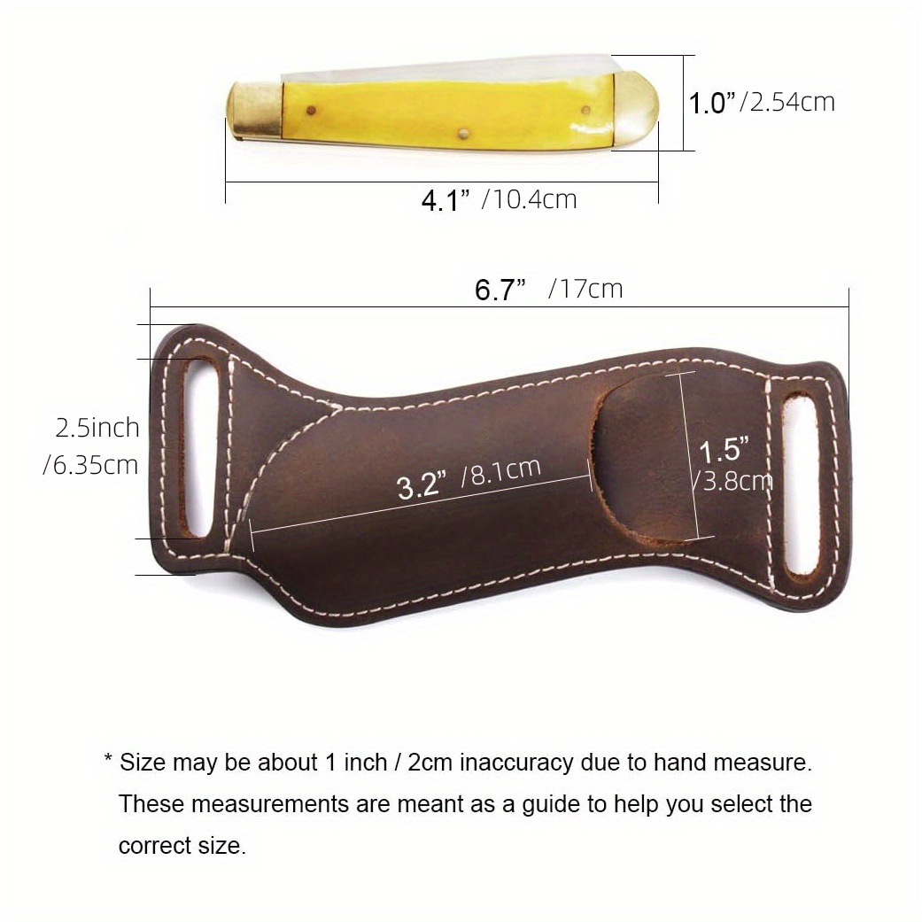 Pu/leather Knife Sheaths Belt Knife Holster Pocket Knife - Temu