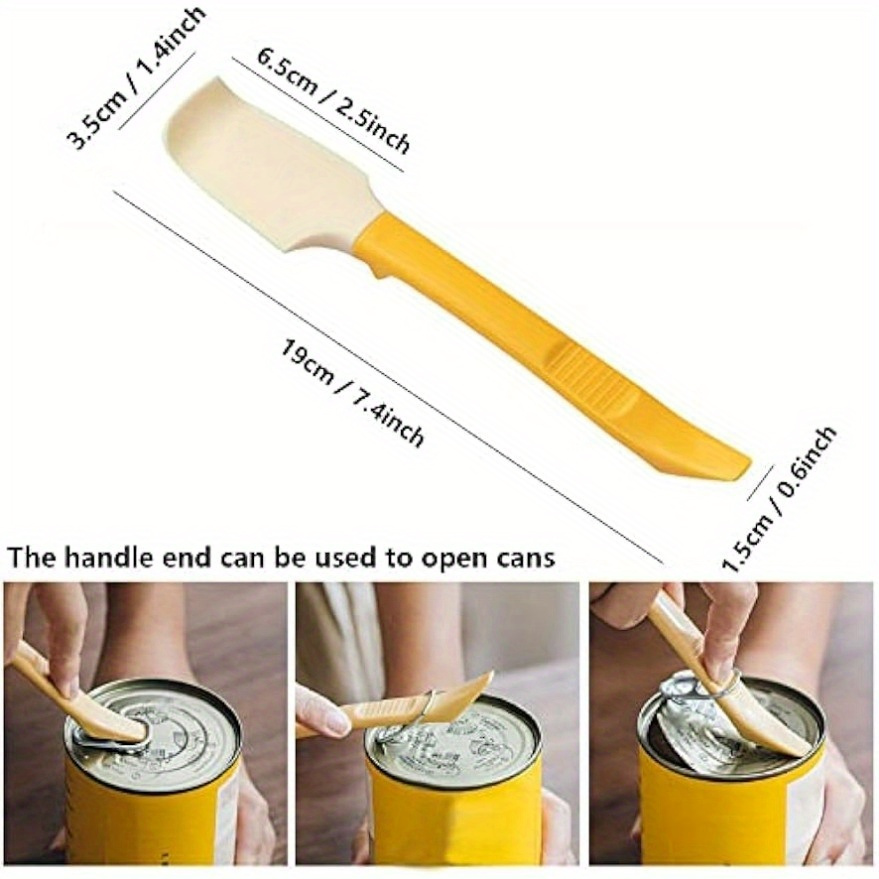 Silicone Jam Spreader Spatula With Can Opener End, Multi Purpose Spreaders  For Jar, Peanut Butter Jelly Spreader, Chocolate Spreader Mixing Scraper,  Spread With Clean Hands By Simple Spreading, Kitchen Accessaries - Temu