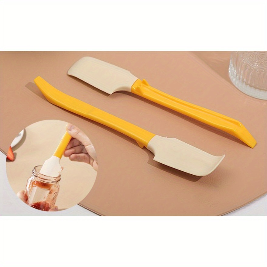 ZEHRAI 2Pack Silicone Jam Spreader Spatula with Can Opener End, Multi  Purpose Spreaders for Jar, Pea…See more ZEHRAI 2Pack Silicone Jam Spreader