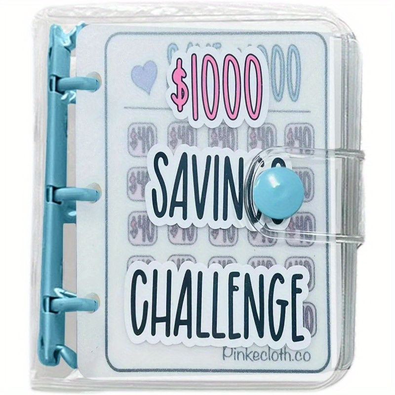 1 pieza 100 Sobres desafío Carpeta para ahorro dinero , 52 desafío
