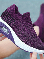 sock sneakers women s air cushion casual knitted low top