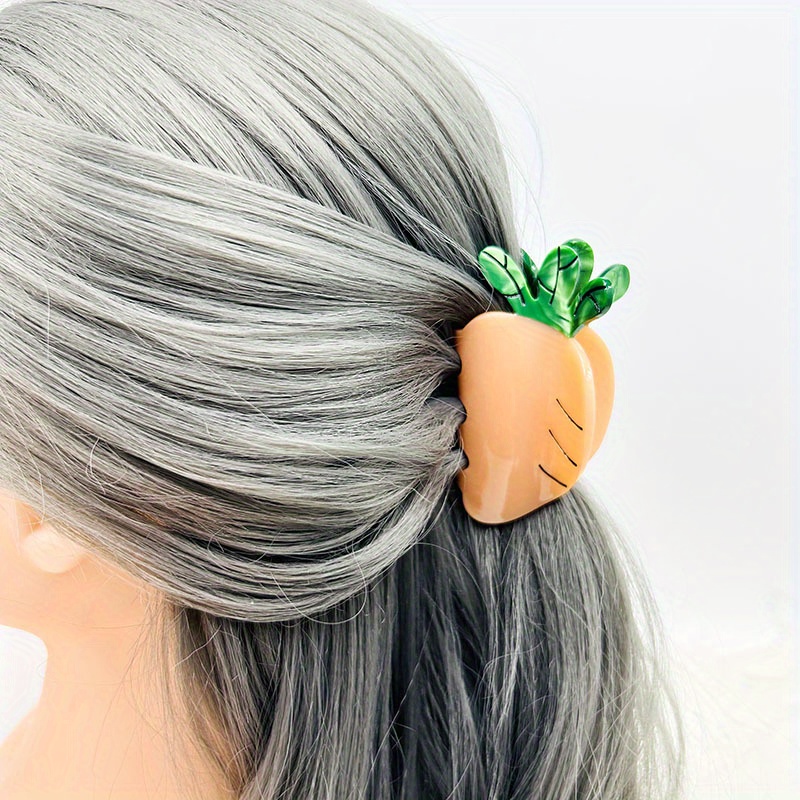 1Pcs Cute Mini Hair Clips Pumpkin Grab Clips Frosted Grab Clips Hair  Accessories
