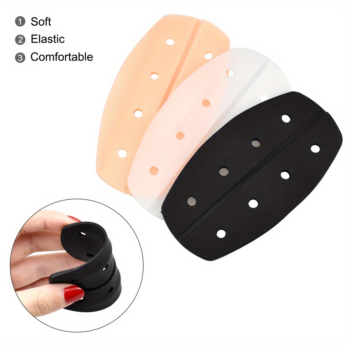 2pcs Silicone Bra Strap Cushions Holder Non-Slip Comfort Shoulder Pads Bra  Cushions Pads Sewing Accessories