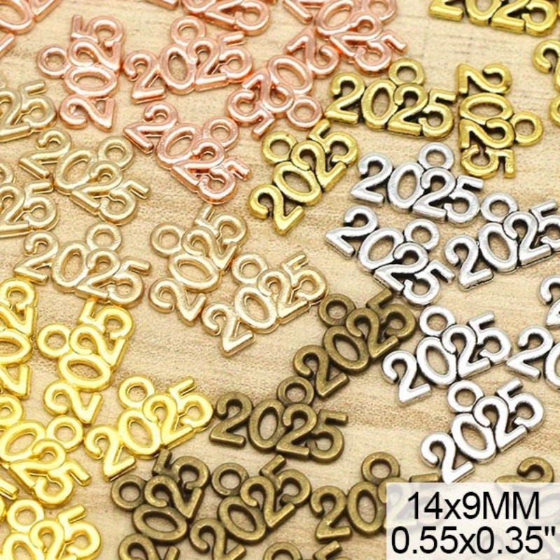 156pcs Antiqued Bronze Colour Metal Alphabet Letter Charms Jewelry Making, Women's, Size: One size, Grey Type
