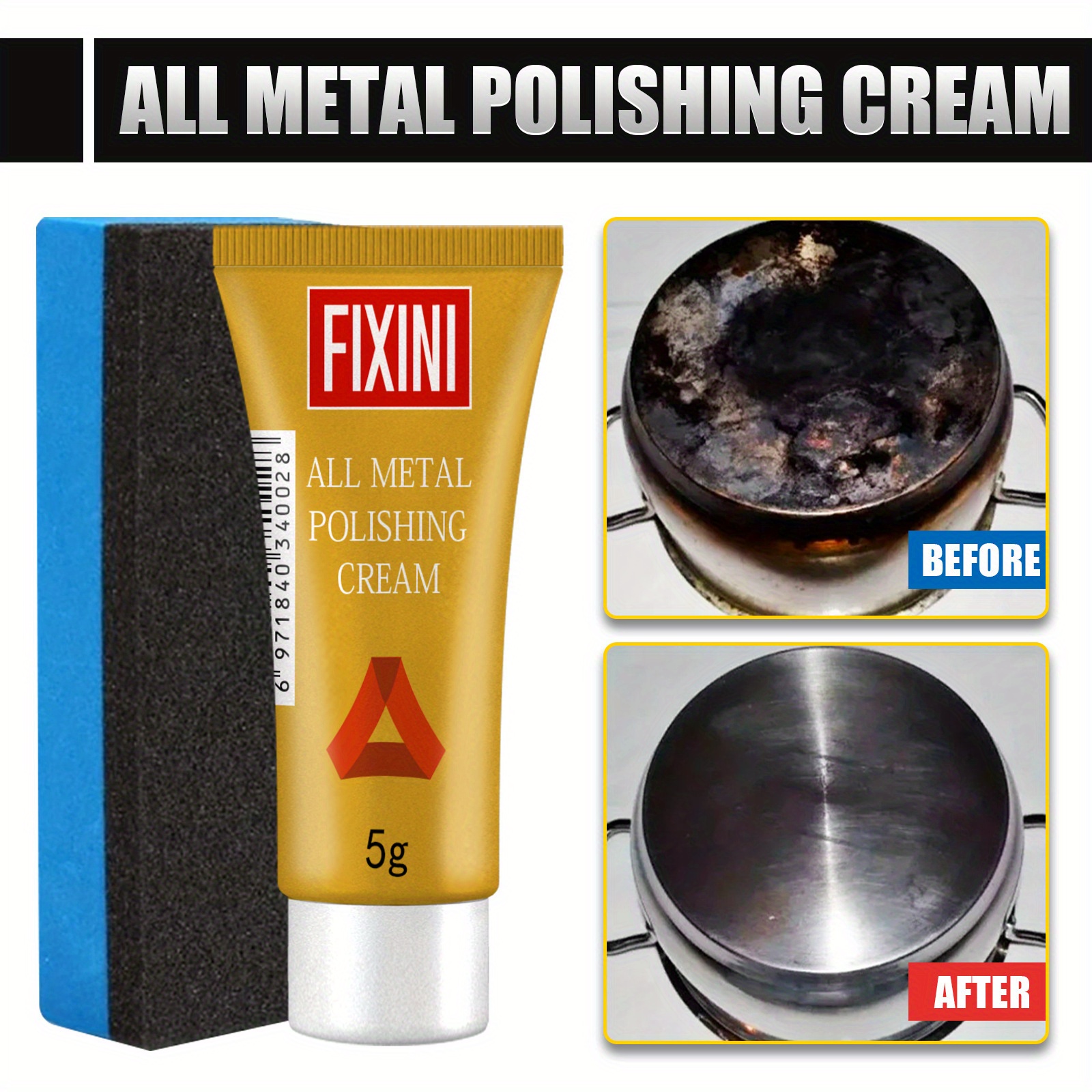 100g Metal Polish Paste Copper Polishing Cream Rust Tarnish