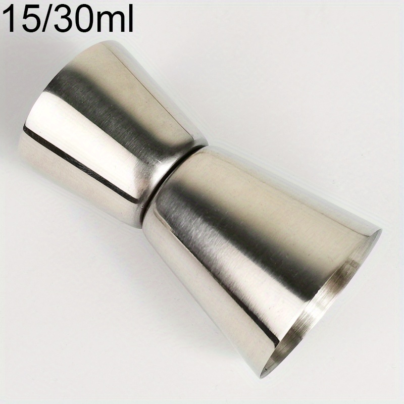 Or Stainless Steel Cocktail Shaker Measure Cup Dual Shot Drink Spirit  Measure Jigger Kitchen Gadgets - Temu