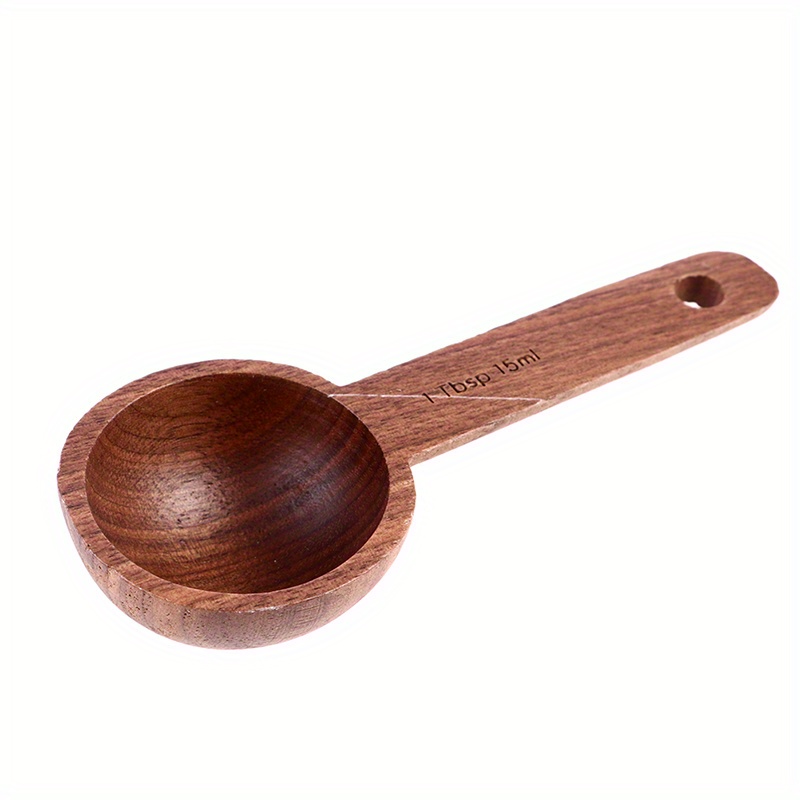 Kitchen Cooking Straight Handle Wooden Wood Soup Scoop Spoon Ladle Brown  11 Long