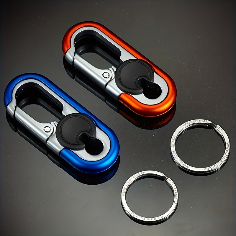 Men's Car Key Pendant Double Ring Key Ring For Men - Temu