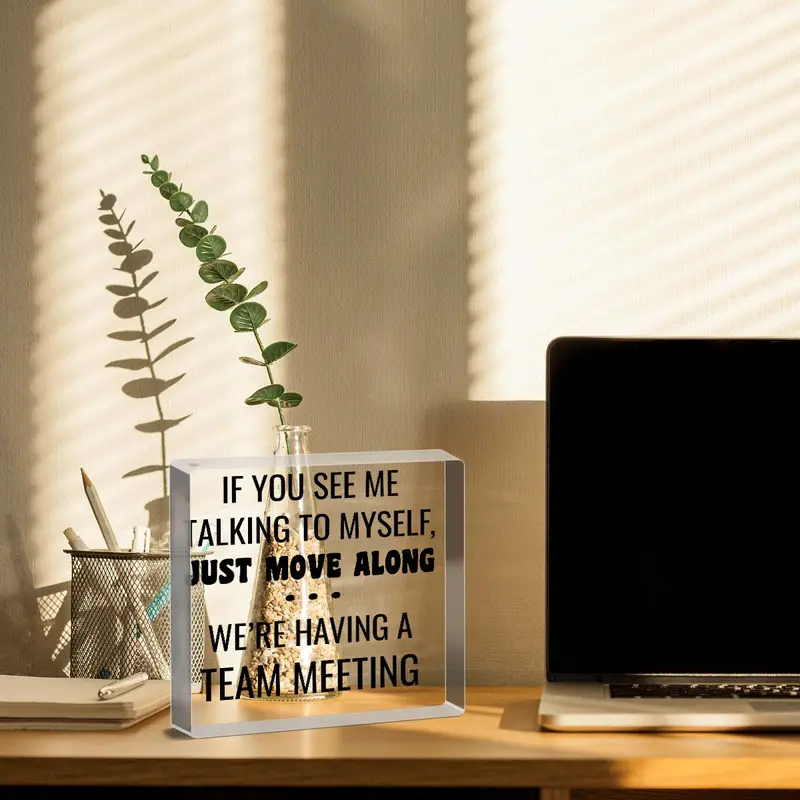 Funny Office Cubicle Decorations For Women Office Desk Sign - Temu