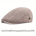 1pc winter warm mens newsboy berets simple ivy cap golf flat hat