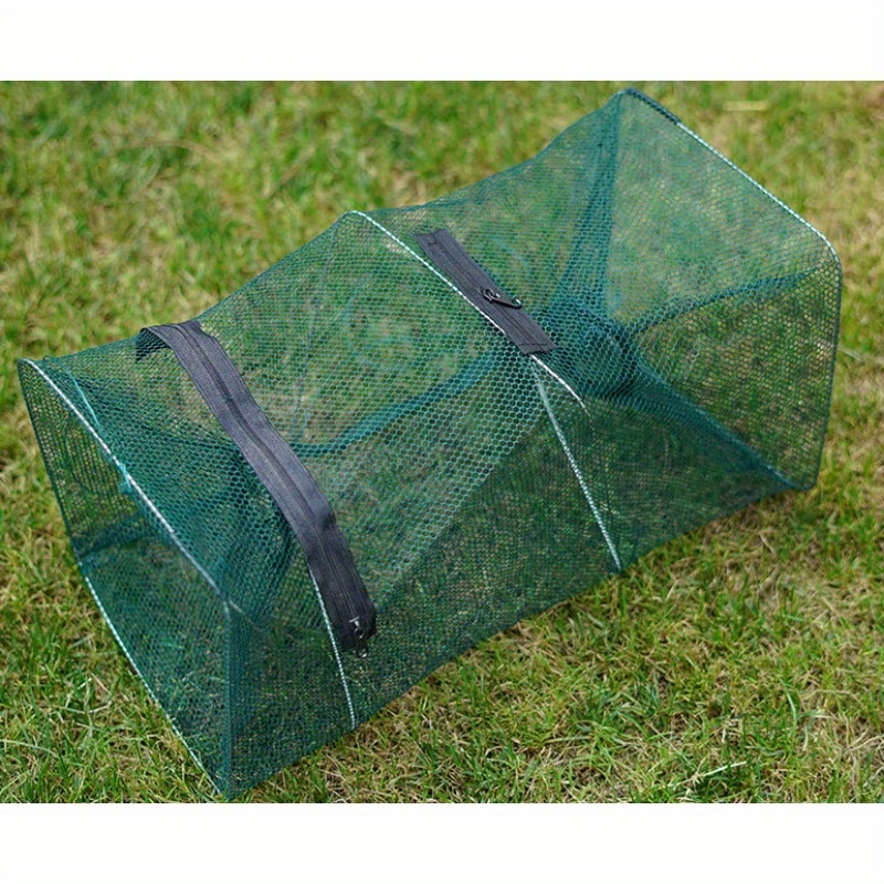 2pcs Piège À Appâts De Pêche, Piège À Crabes, Piège À Vairons, Piège À  Écrevisses, Filet De Lancer Pliable, Filet De Pêche, Accessoires De Pêche  Pliables Portables - Sports Et Activités D'extérieur 