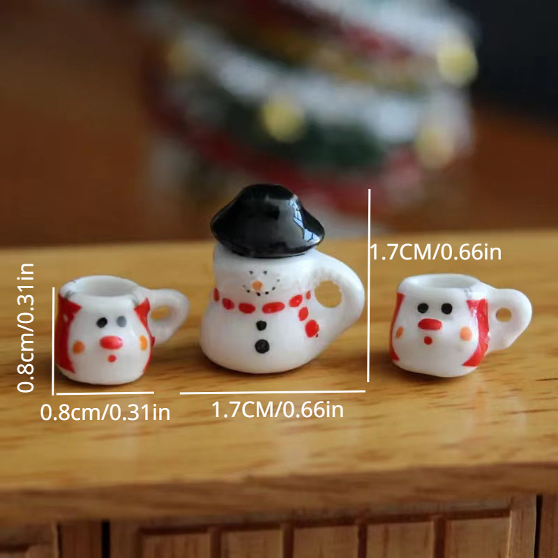 Christmas / Winter Snowman Mini Teapot / Winter Decor