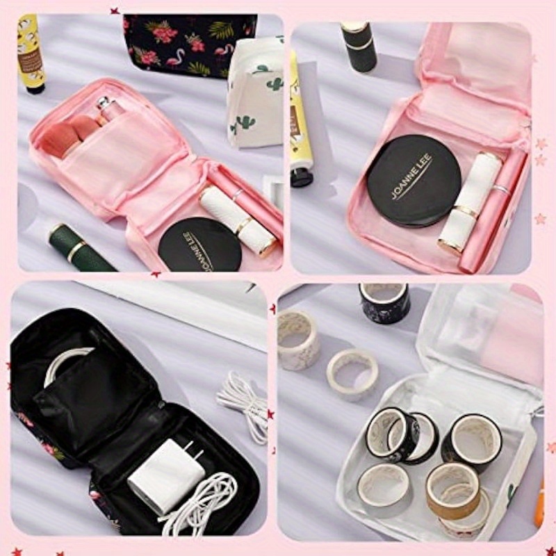 Mini Makeup Bag, Small Cosmetic Bag Compact Make Up Pouch Toiletry