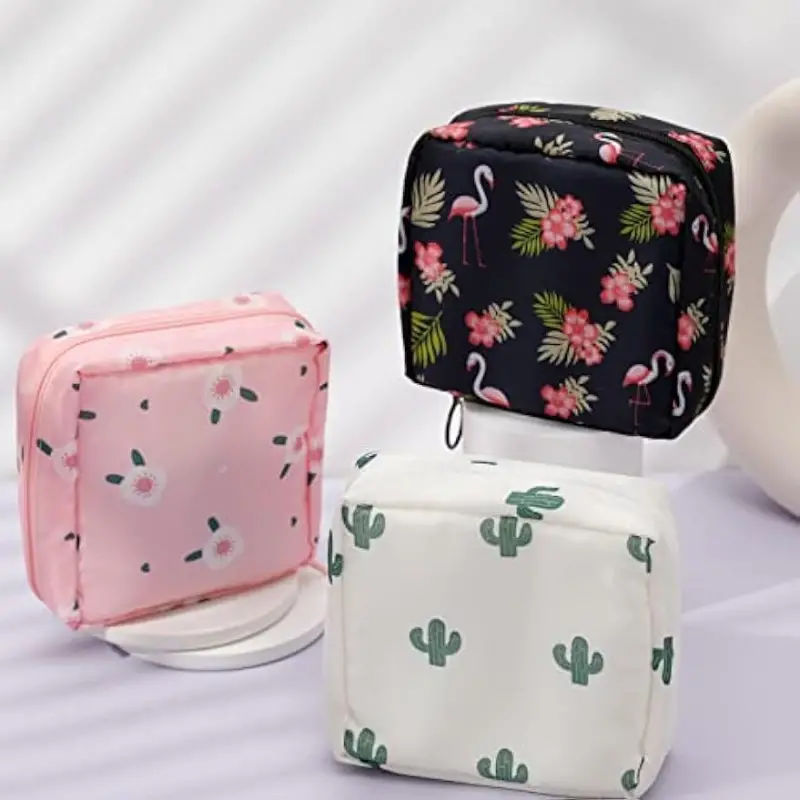 Small Makeup Bag For Women Travel Cosmetic Bag Cute Printed - Temu
