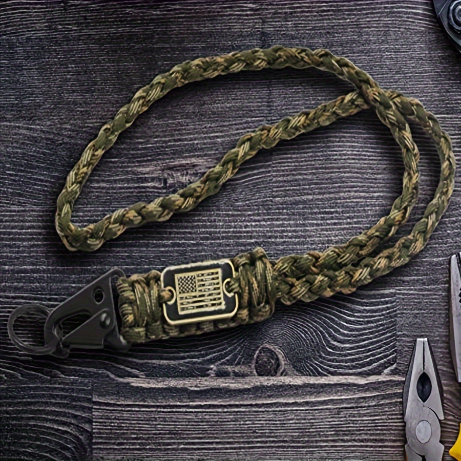 5 7-core Paracord Rope With Buckle, Portable Survival Paracord Rope,  Handmade Diy Bracelet Accessories - Temu Italy