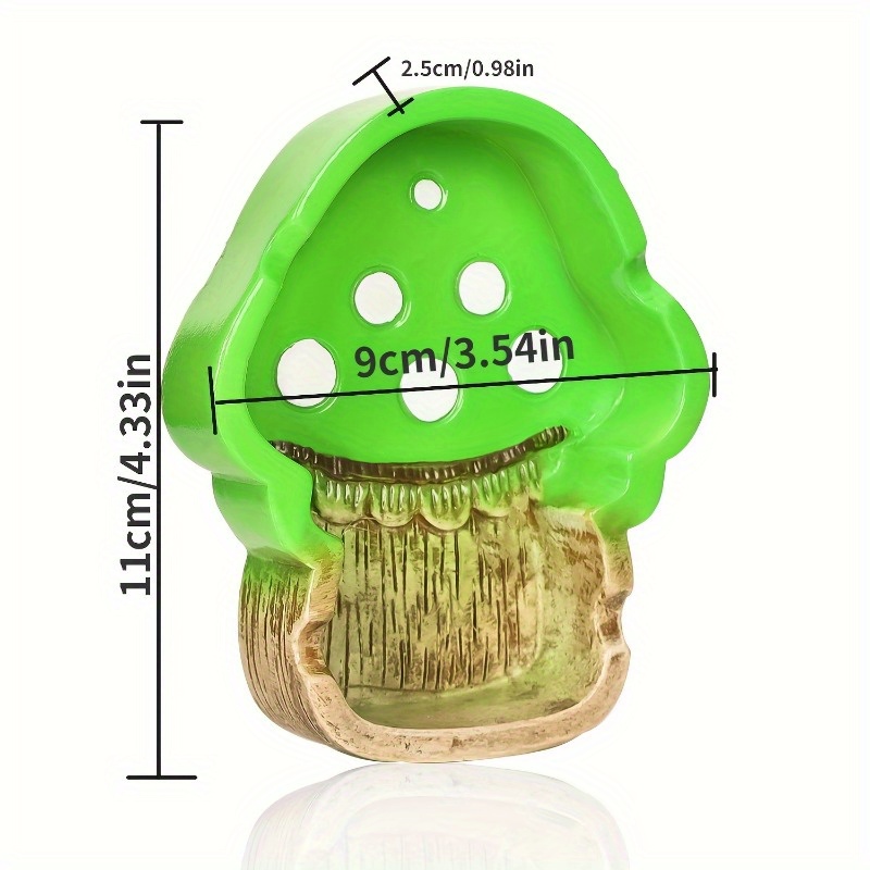 Polyresin Mushroom Ashtray - 5x6.25