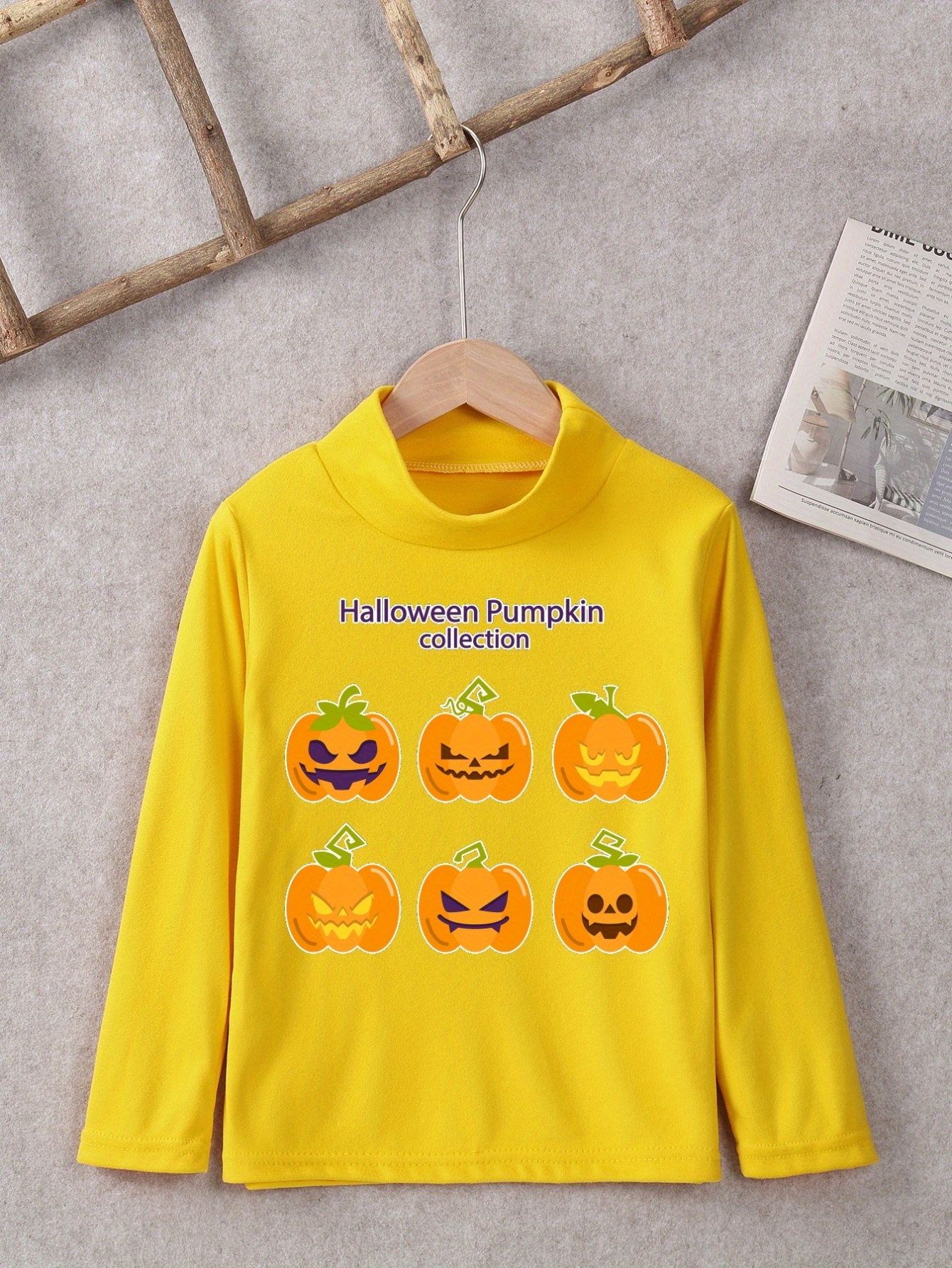 CAMISETA INFANTIL FILHA HALLOWEEN FANTASMA