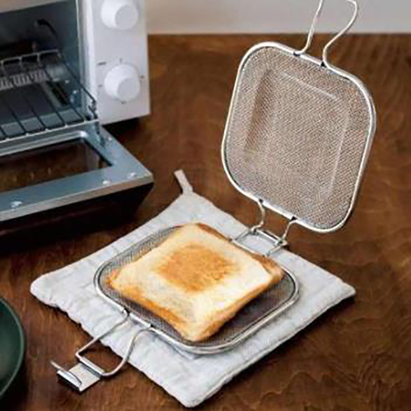 Sandwich Maker Grill Panini Press Stainless Steel Mold Bread Toasting Mesh  Clip Breakfast Machine Kitchen Oven Cake Baking Tools