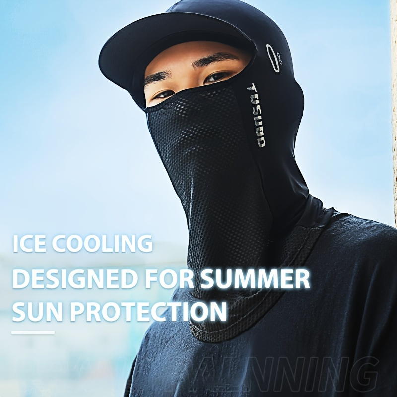 Summer Breathable Balaclava Full Face Mask Scarf Hiking Hat - Temu