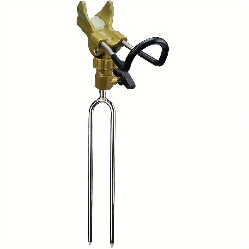 Tebinzi Fish Pole Holder Ground - Foldable Fishing Rod Stand Bracket,Dual  Purpose Stainless Steel Bold Fishing Rod Turret Bracket, Detachable Ground  Plug : : Sports & Outdoors