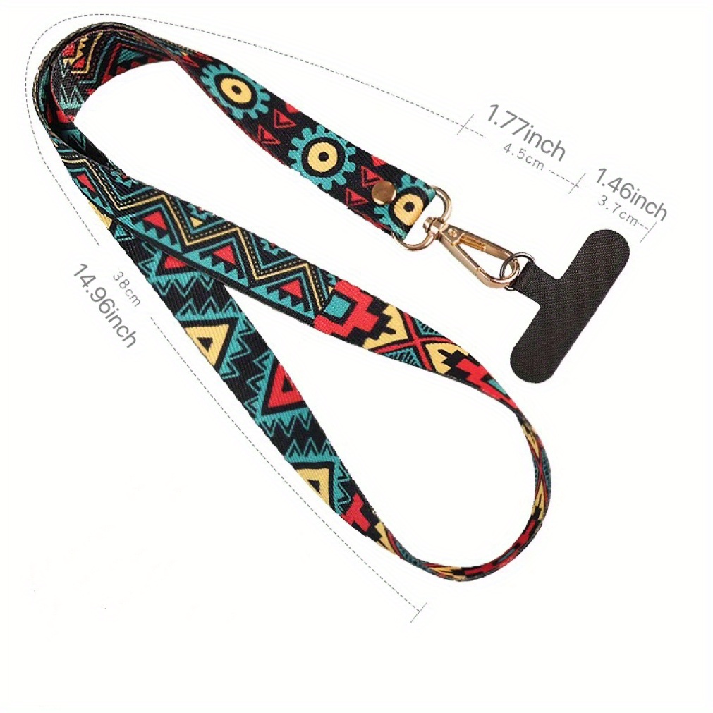 Mobile Phone Strap Vintage Lanyard Fabric Weaving Strap Wrist Rope Hanging  Neck Rope For Mobile Phone Case - Temu