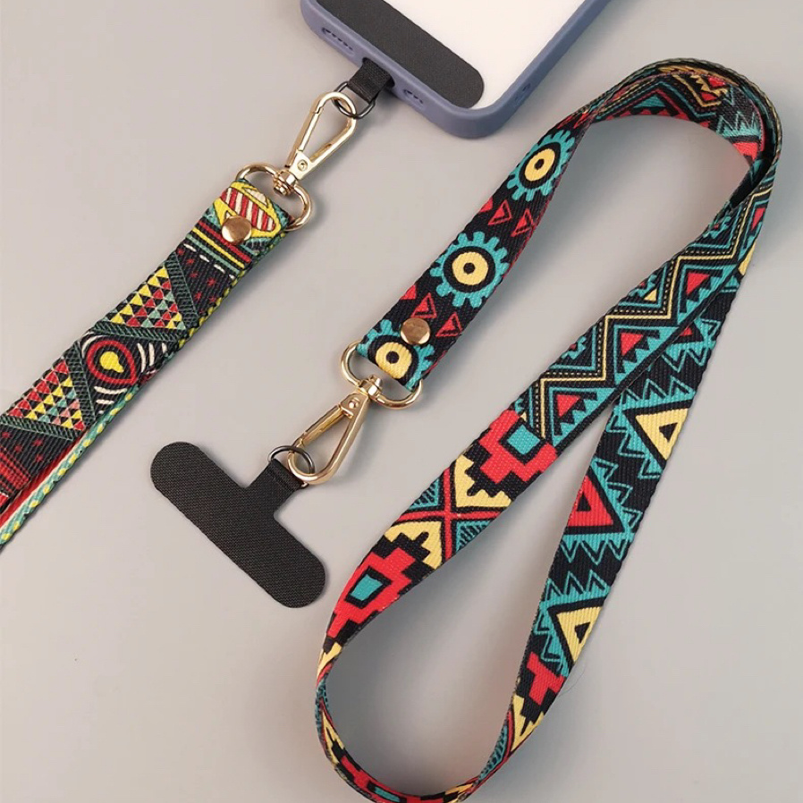 Mobile Phone Strap Vintage Lanyard Fabric Weaving Strap Wrist Rope Hanging  Neck Rope For Mobile Phone Case - Temu