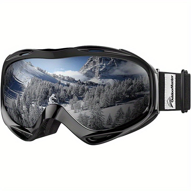 Juli Lentes de esquí, snowboard y patinaje, moto de nieve, para hombre y  mujer Zafiro blanco y morado ártico (VLT 18,5%)., Marco negro lente negro –  Yaxa Store