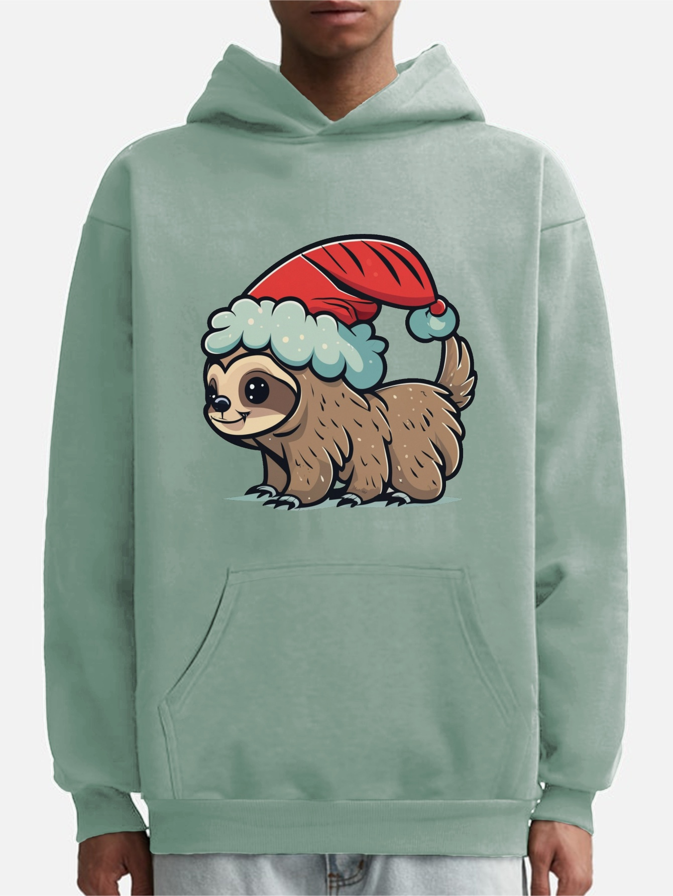 Sloth wearing best sale a hoodie