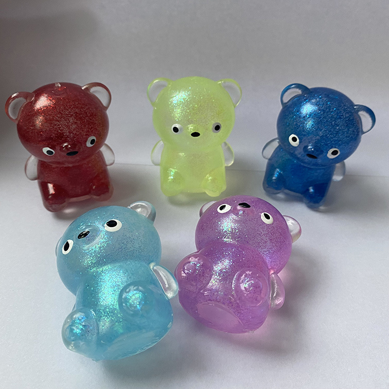 Gummy Bear Stress Toy - Party Favors - 12 Pieces, Assorted