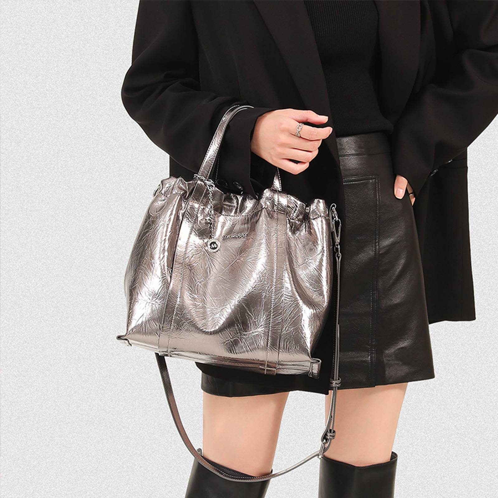 Itamood Genuine Leather Luxury Handbag For Women, Cute Small Elephant Decor Satchel  Bag, Stylish Flap Purse For Work & Office - Temu