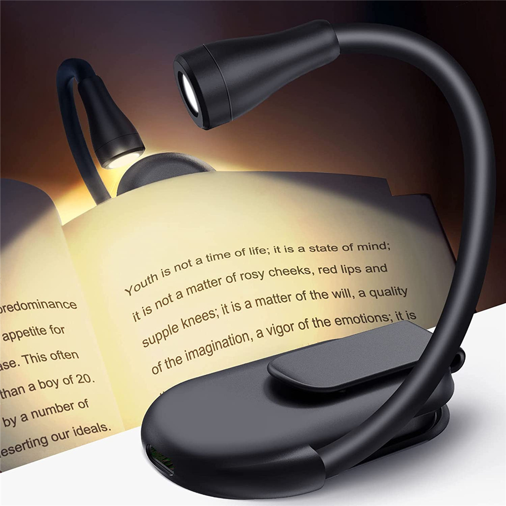 Lampe de lecture à pince rechargeable - USB - ON RANGE TOUT