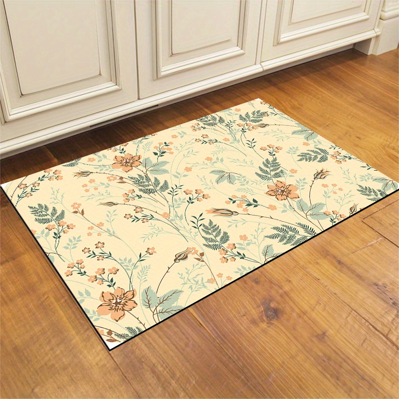 1/2 Uds. Alfombra Cocina Suave Simple Vintage Alfombra - Temu Chile