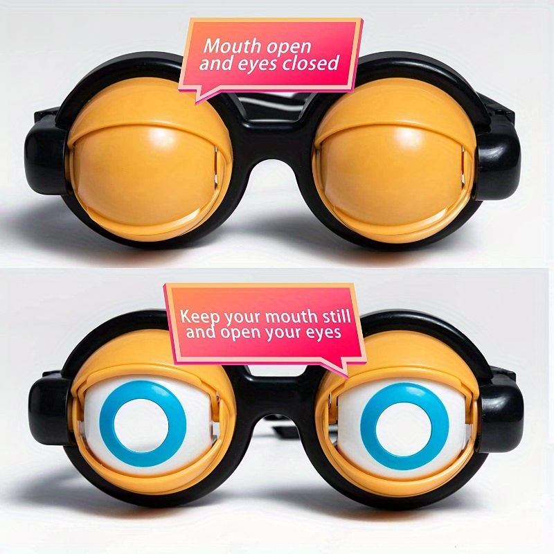 Dropship Funny Crazy Eyes Glasses Novelty Toys Gags And Practical