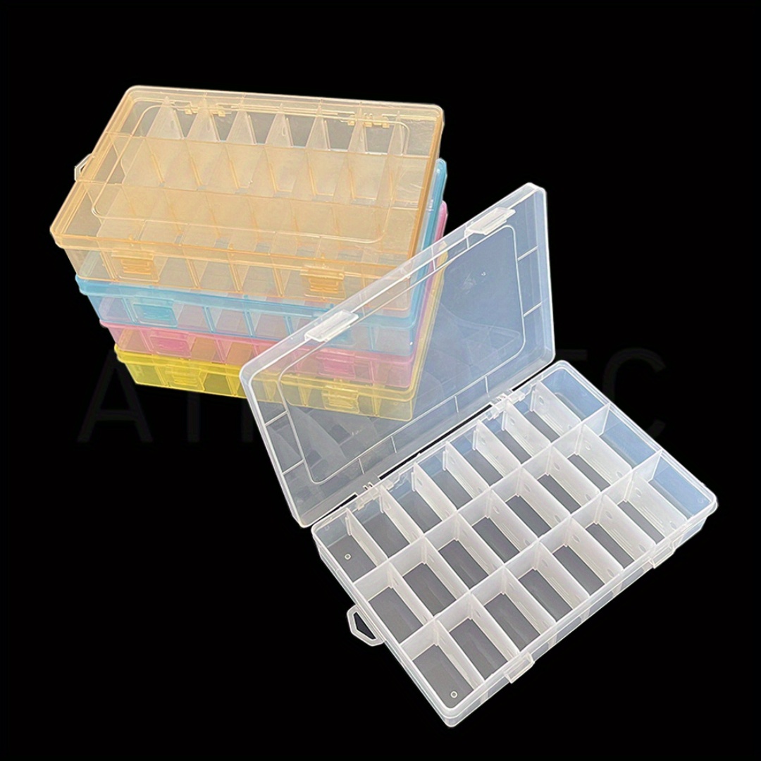 Caja almacenaje plástico 36 compartimentos