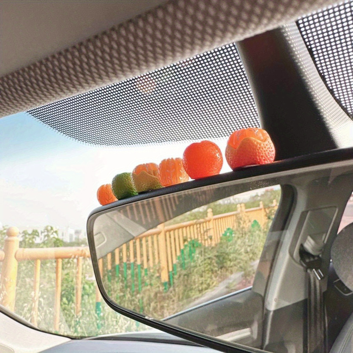 5pcs Mini Cute Simulated Tangerine Car Interior Accessories, Car Dashboard  Decorations, Car Ornaments, Car Pendants
