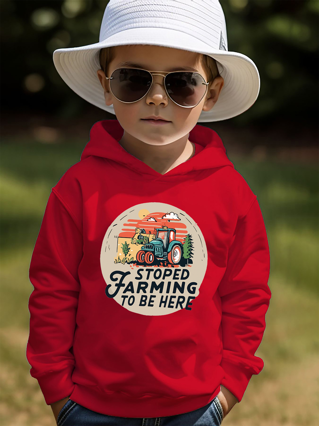 Flower And X Print Boys Casual Pullover Long Sleeve Hoodies, Boys Sweatshirt  For Spring Fall, Kids Hoodie Tops Outdoor - Temu