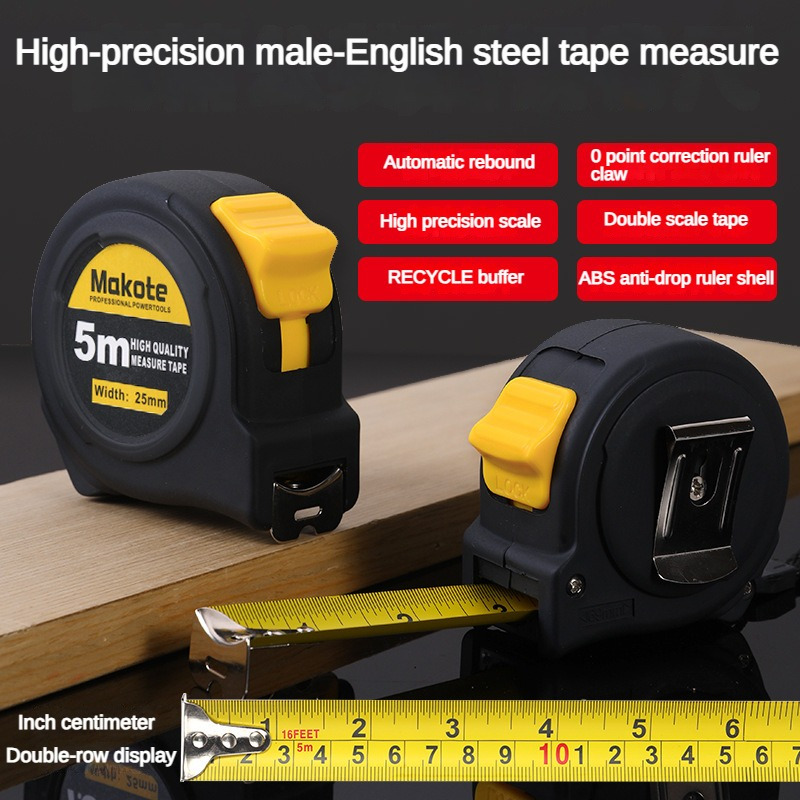 Heavy Duty Steel Tape Measure For Both Imperial And Metric