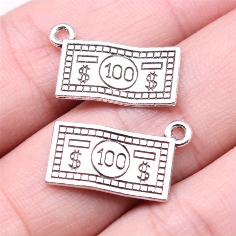 30pcs 2024 Charms Silver Year Signet Bulk Antique Number Pendants Year Charms for Jewelry Making Finding Necklace Bracelets Keychain DIY Project